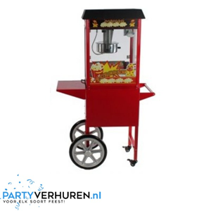 Popcornmachine Met Kar Incl. 50 Porties
